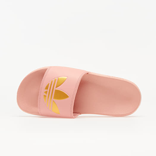 Rose gold hotsell adidas slides