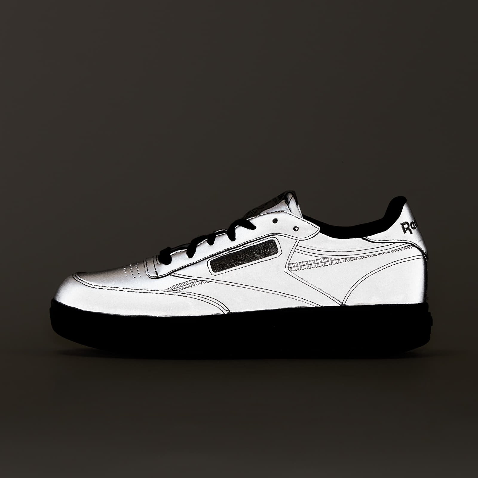Reebok club top c 85 reflective