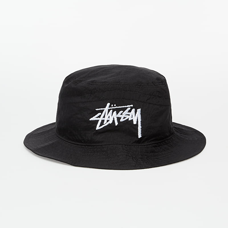 Nike x Stüssy Bucket Hat Black/ White | Footshop