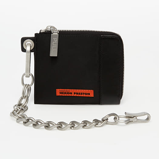 HERON PRESTON Nylon Chain Wallet Black | Footshop