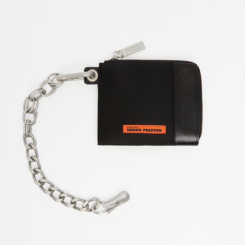 HERON PRESTON Nylon Chain Wallet Black | Footshop