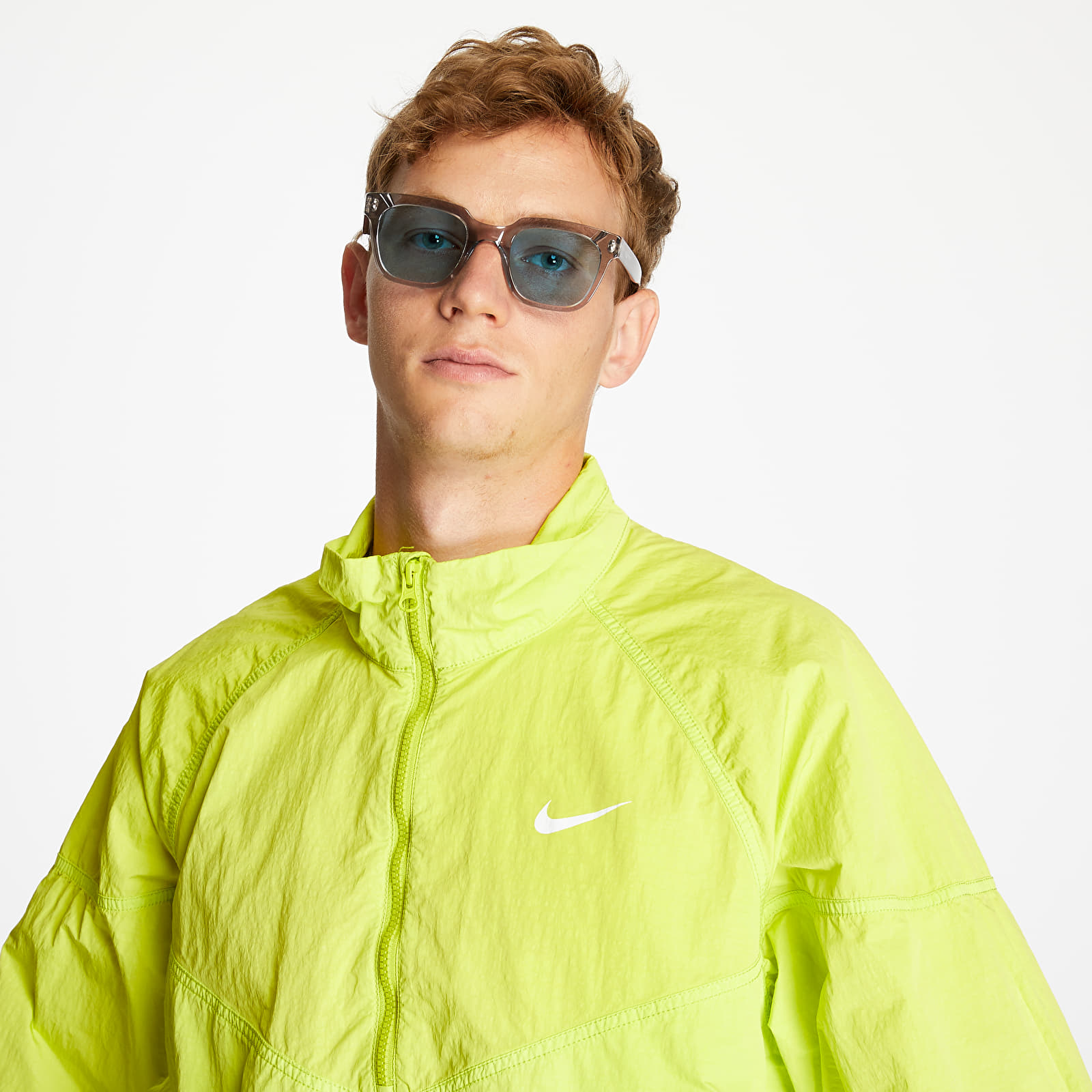Jassen Nike x Stüssy NRG BR Windrunner Jacket Bright Cactus