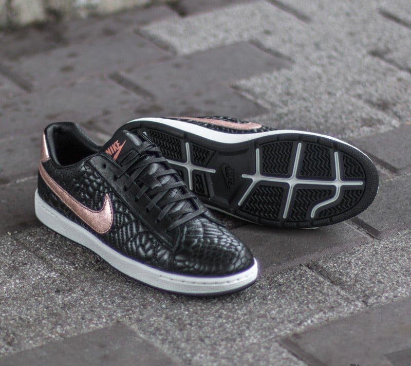 Ženski čevlji Nike W Tennis Classic Ultra Premium QLT Black/ Metallic Rose Gold