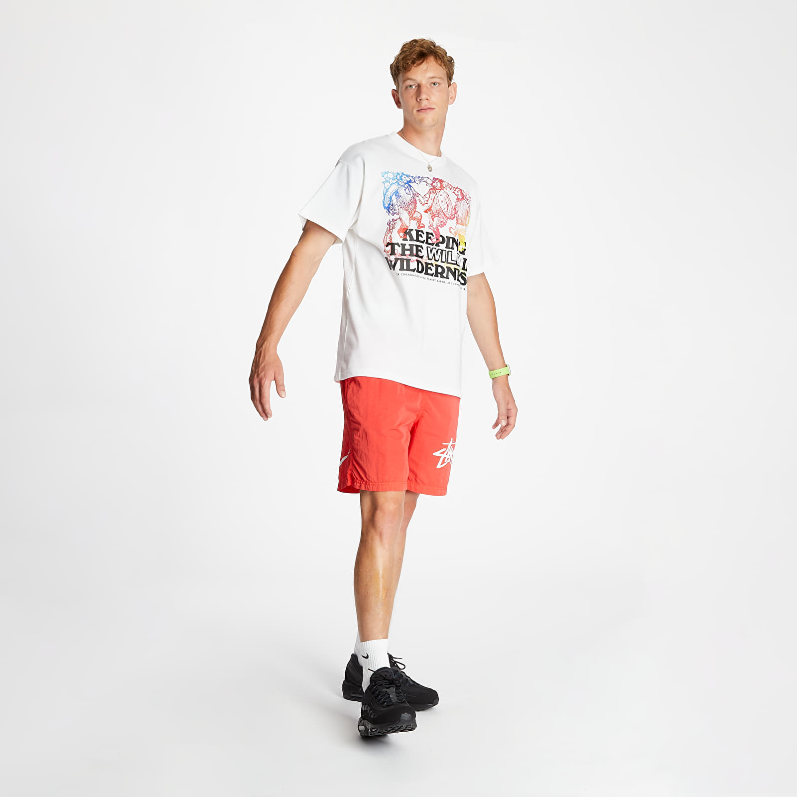 Shorts Nike x Stüssy Water Shorts Habanero Red | Footshop