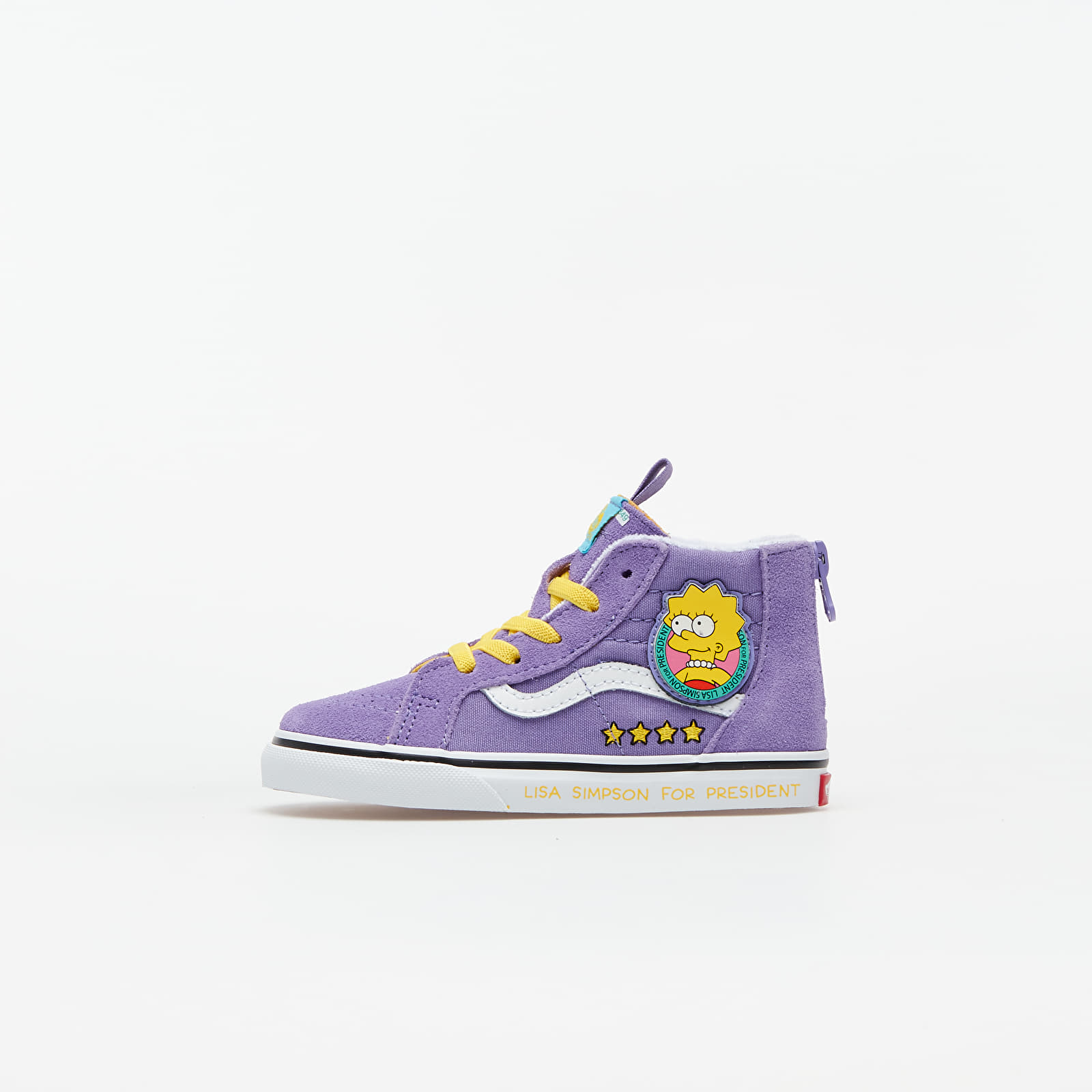 Kids' sneakers and shoes Vans Sk8-Hi Zip (The Simpsons) Lisa 4 Prez