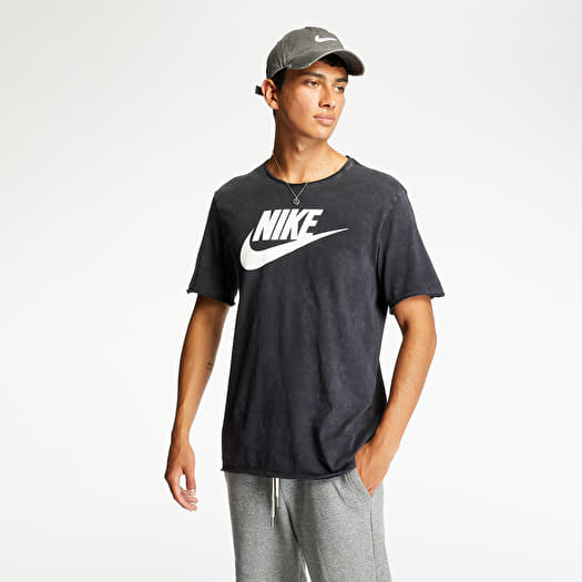 T-Shirts and shirts Nike Sportswear Icon Futura Wash Tee Obsidian