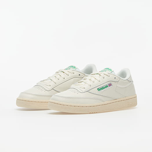 White & green club c 85 vintage outlet sneakers