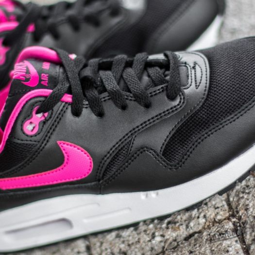 Nike air max 1 black pink best sale