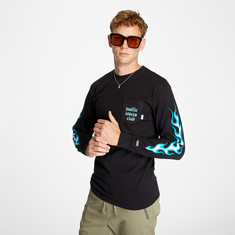 T-shirts Vans x WTAPS Flame Longsleeve Tee Black (VN0A3HUKY611