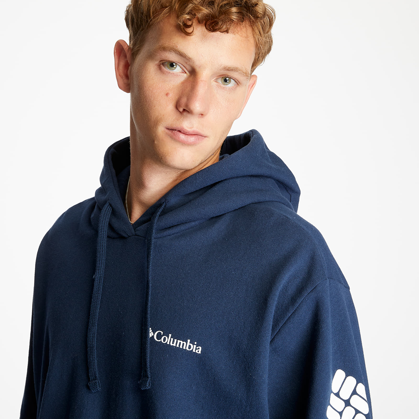 Hanorace Columbia Viewmont II Sleeve Graphic Tee Collegiate Navy/ White