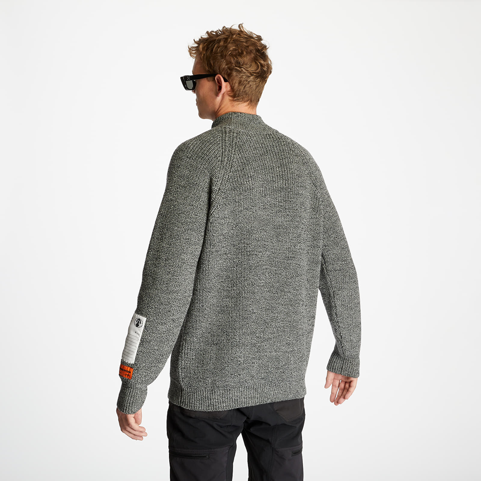 Sweaters HERON PRESTON Chunky Turtleneck Grey Melange