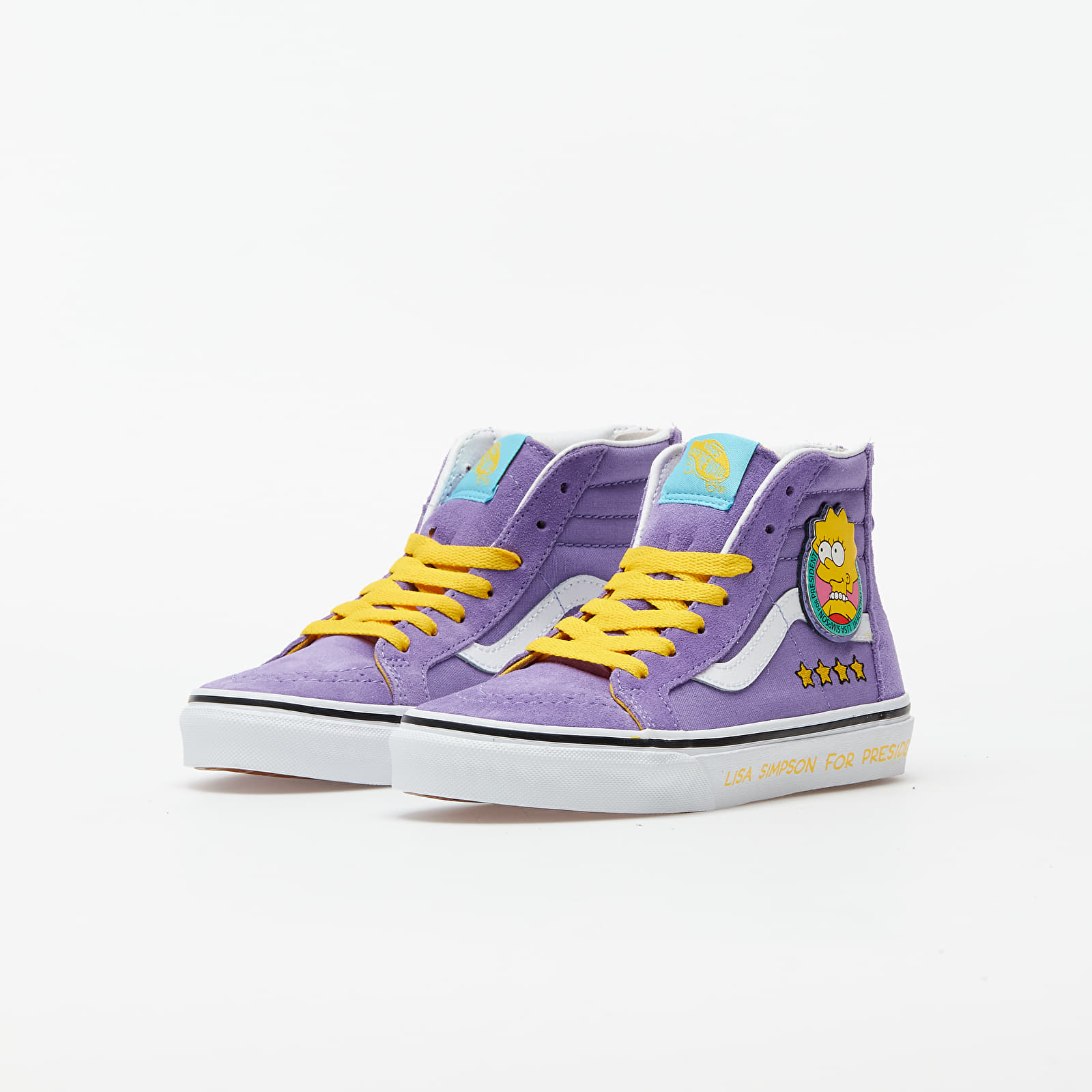 Zapatillas y zapatos para niños Vans Sk8-Hi Zip (The Simpsons) Lisa 4 Prez