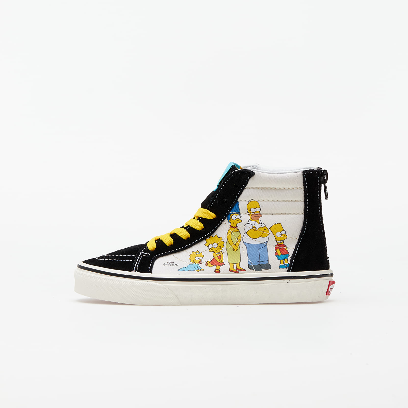 Kids' sneakers and shoes Vans Sk8-Hi Zip (The Simpsons) 1987-2020