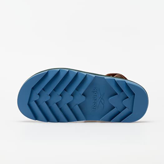 Reebok x Brain Dead Beatnik slides size 8 mens Reebok HQ6251 Beatnik Patchwork Mens Slides - Green/Blue  main image 3