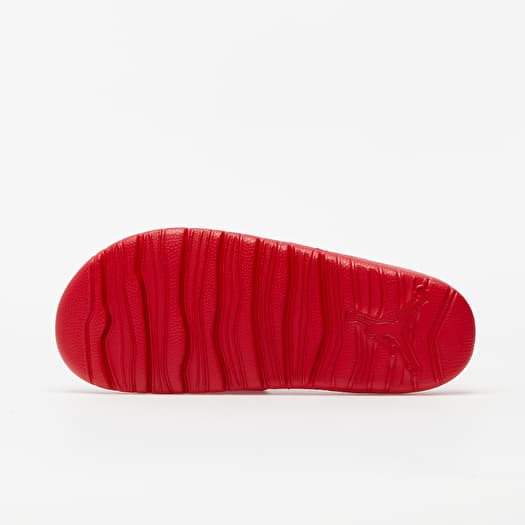 Solid hotsell red jordans