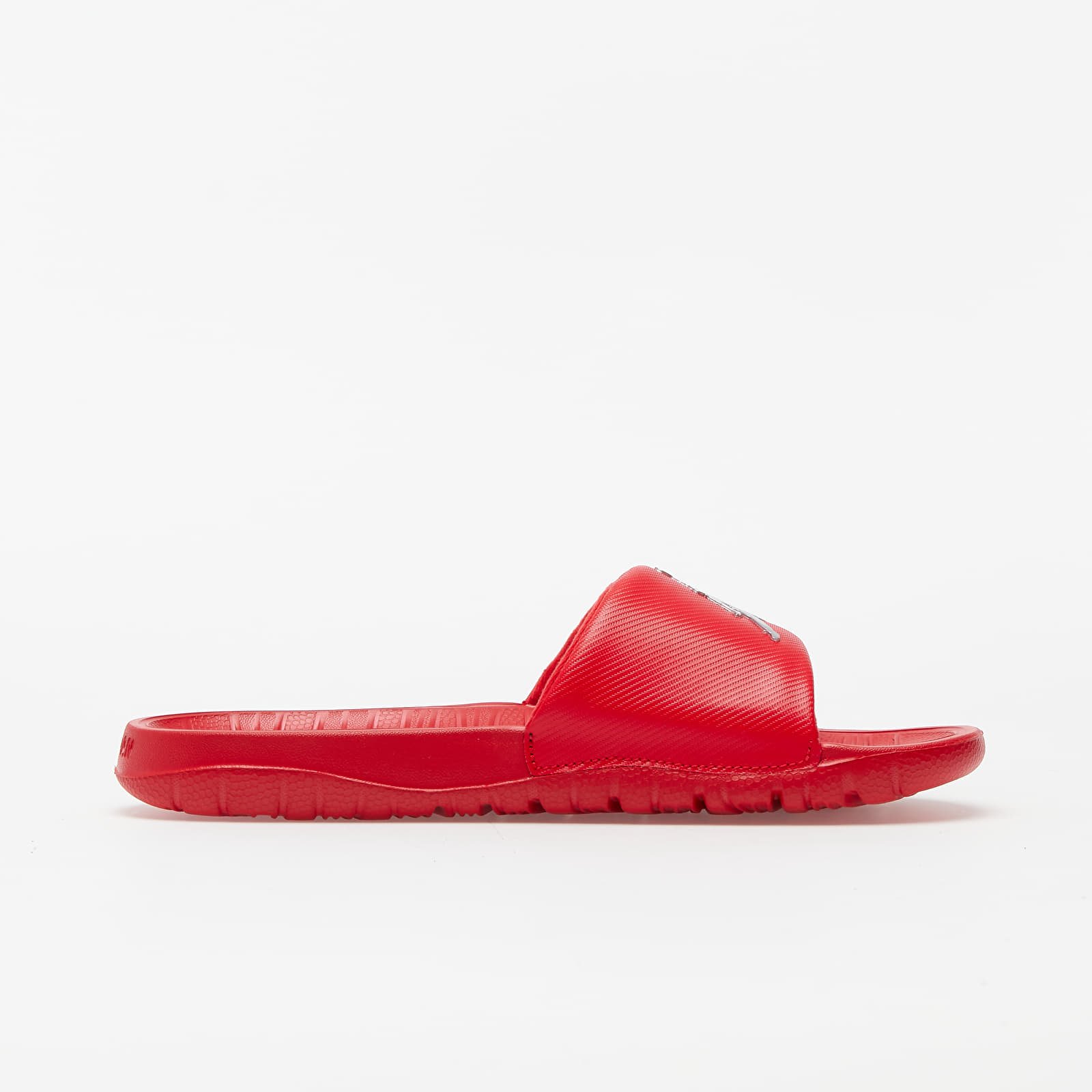 Skor för män Jordan Break Slide University Red/ Metallic Silver