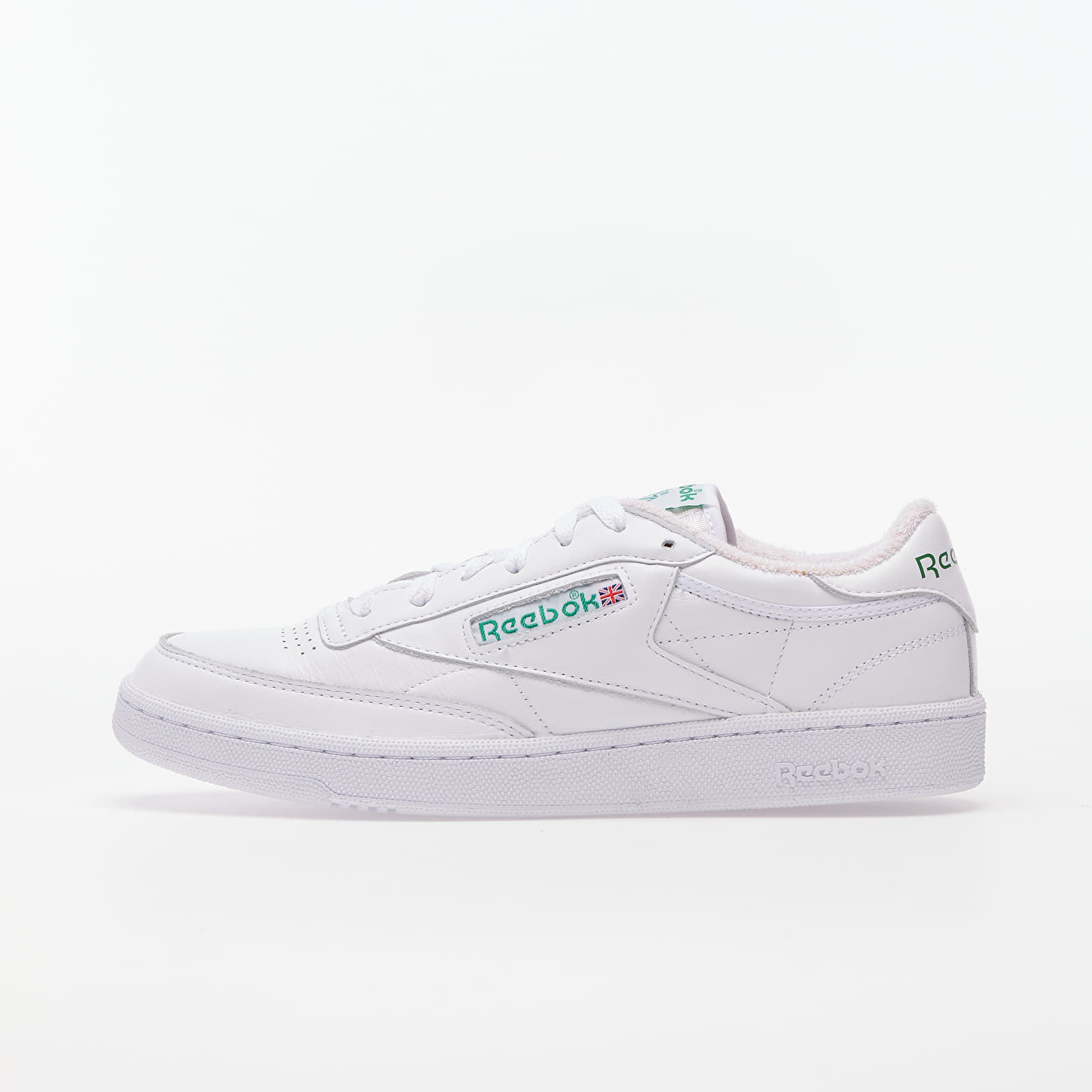 Мъжки кецове и обувки Reebok Club C 85 White/ White/ Glen Green