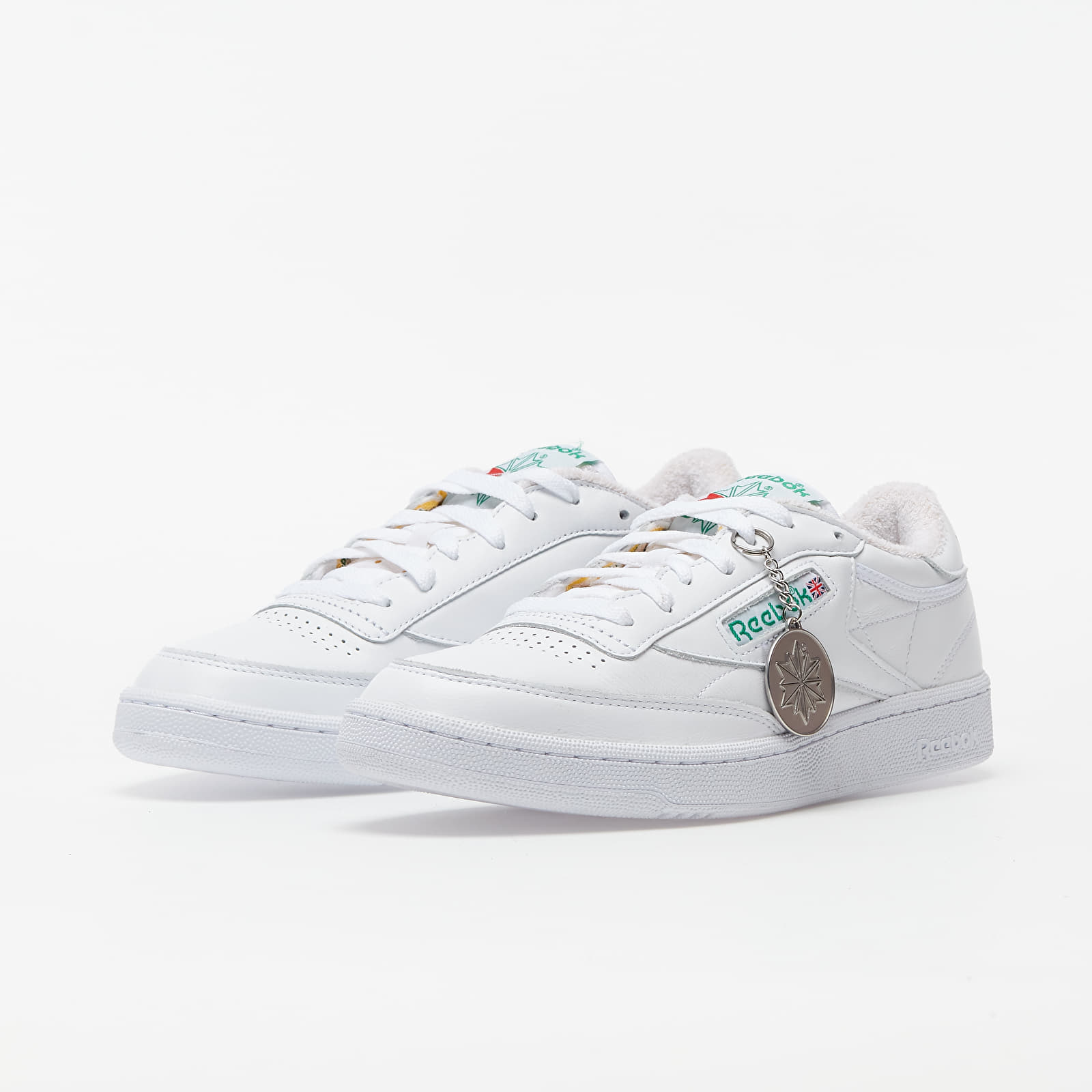 Мъжки кецове и обувки Reebok Club C 85 White/ White/ Glen Green