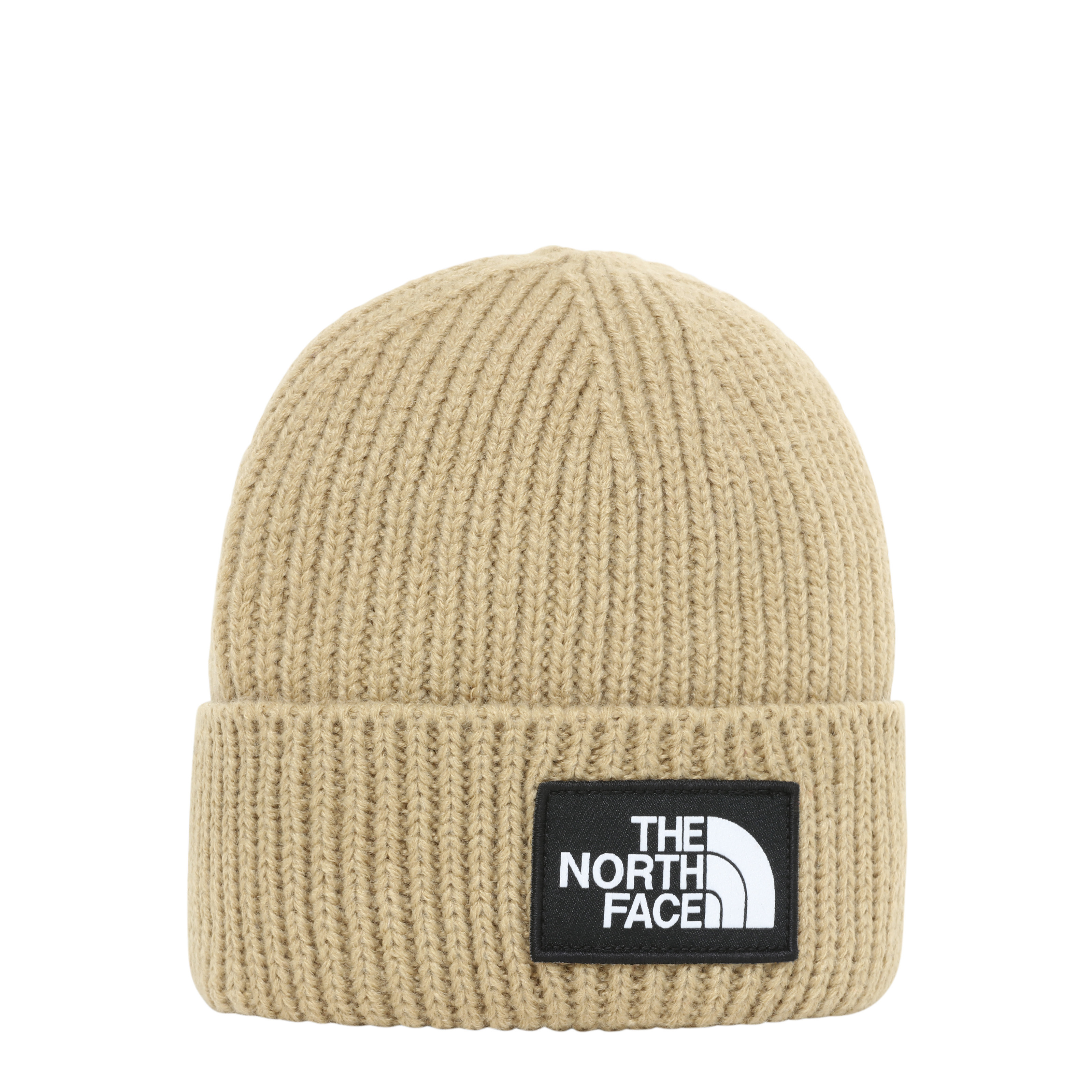 Dodatki The North Face Tnf Logo Box Cuffed Beanie Hawthorne Khaki