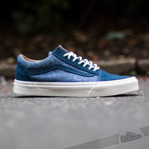 Vans bleu motif best sale