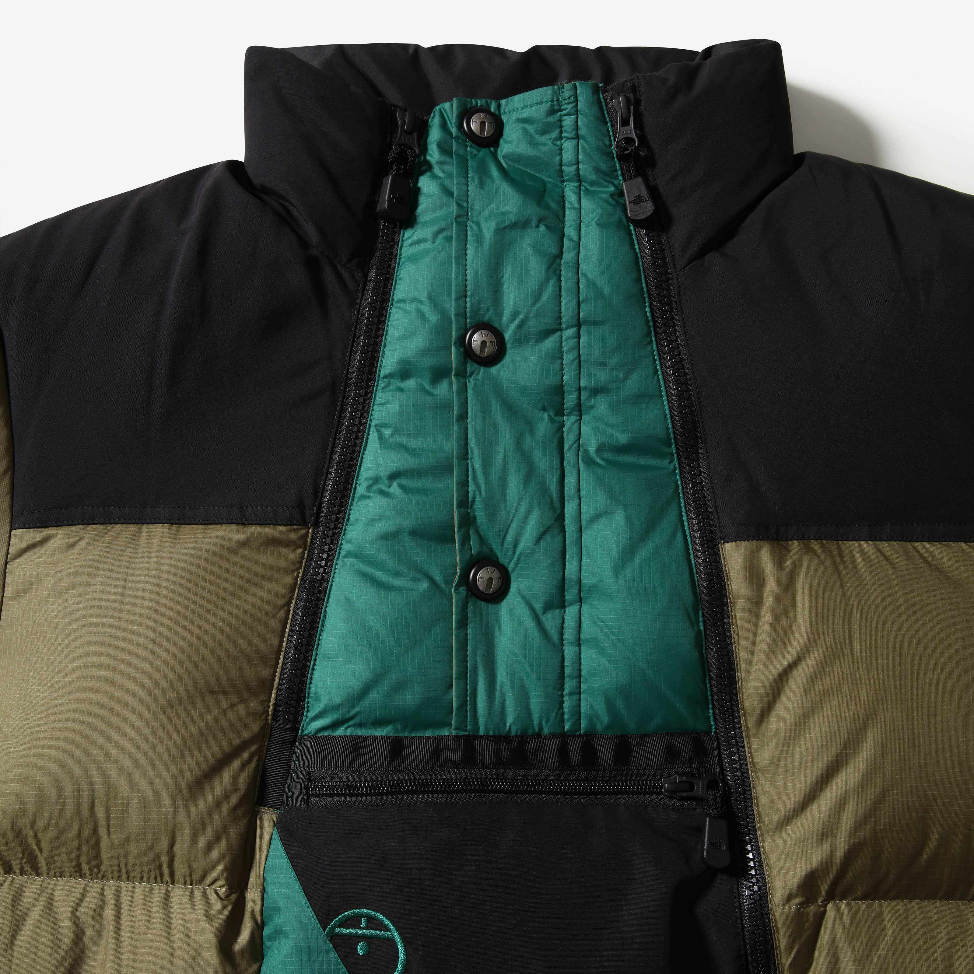 Jackets The North Face Steep Tech Down Jacket Brntolvgrn/ Evergrn/ Tnfblk