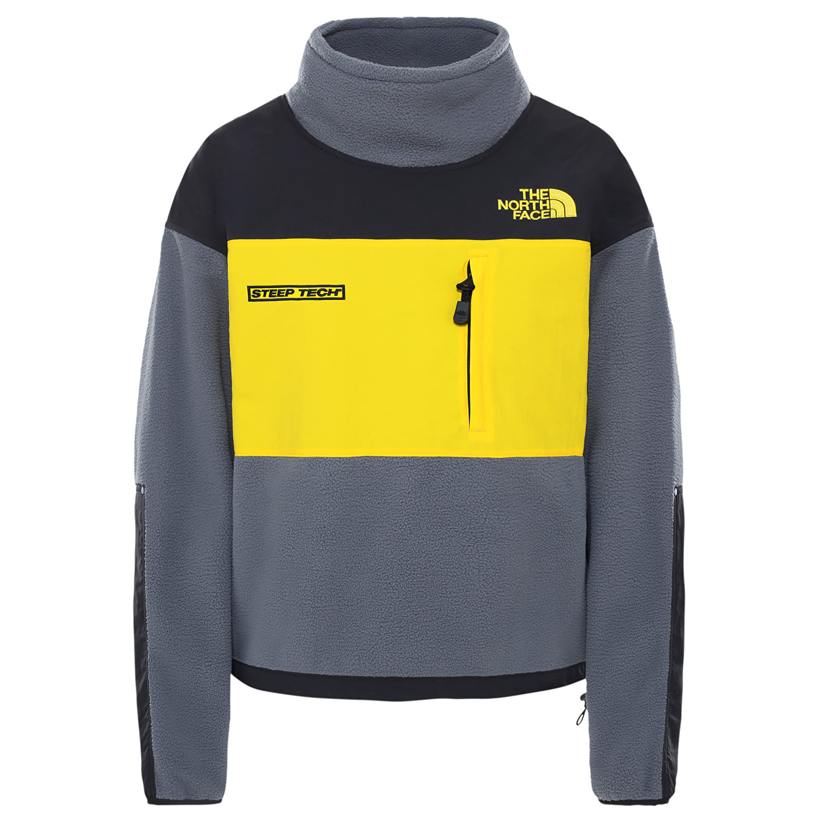 Jakas The North Face Steep Tech Fleece Jacket Vanadsgry/ Tnfblk/ Lghtngyw