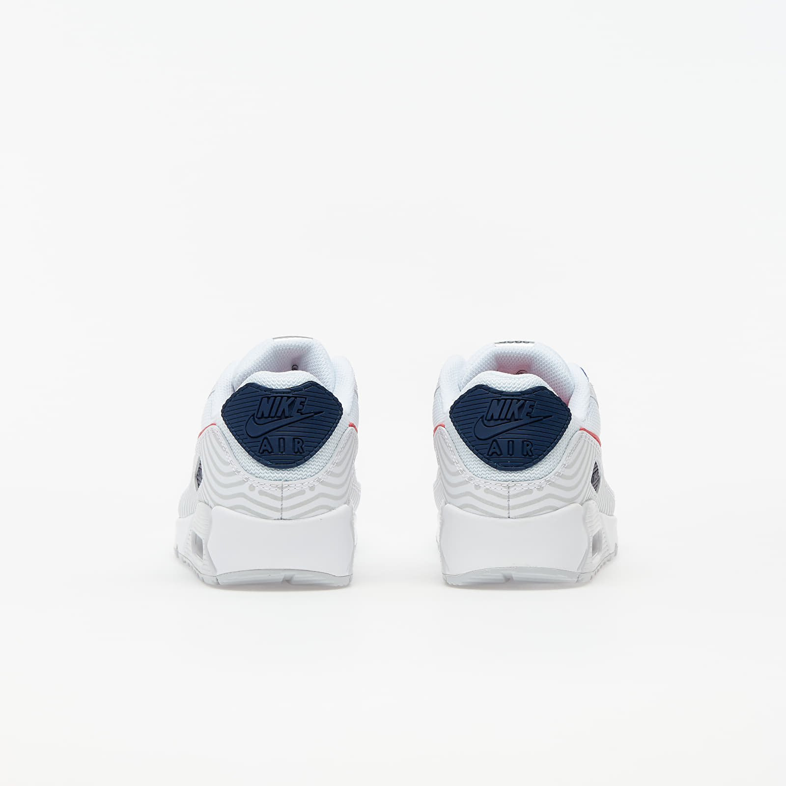 Nike air max 90 midnight navy-white-university red clearance