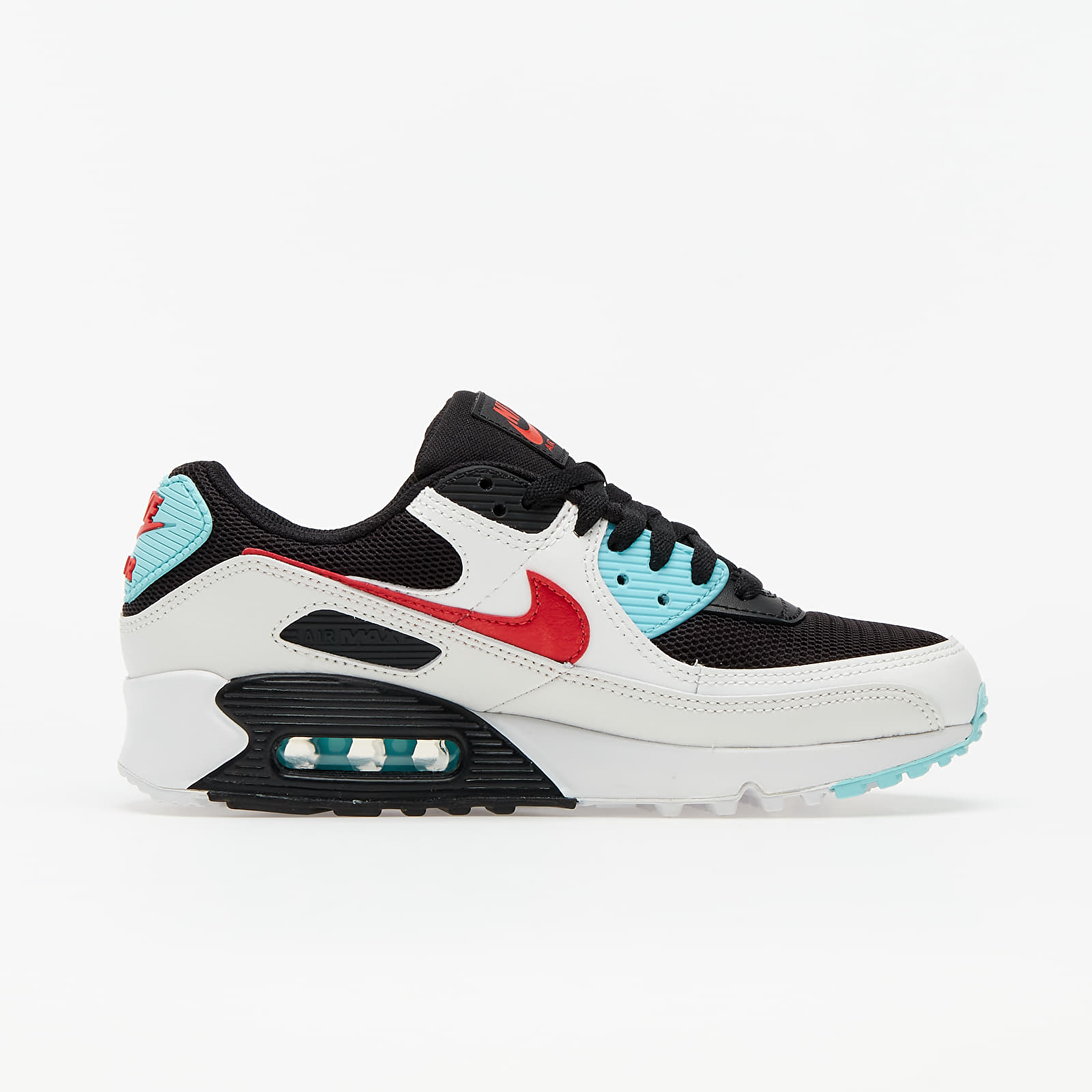 Damen Sneaker und Schuhe Nike Wmns Air Max 90 Summit White/ Chile Red-Bleached Aqua