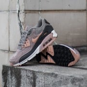 Women s shoes Nike Wmns Air Max 90 Leather Iron Metallic Red Bronz Dark Storm Footshop