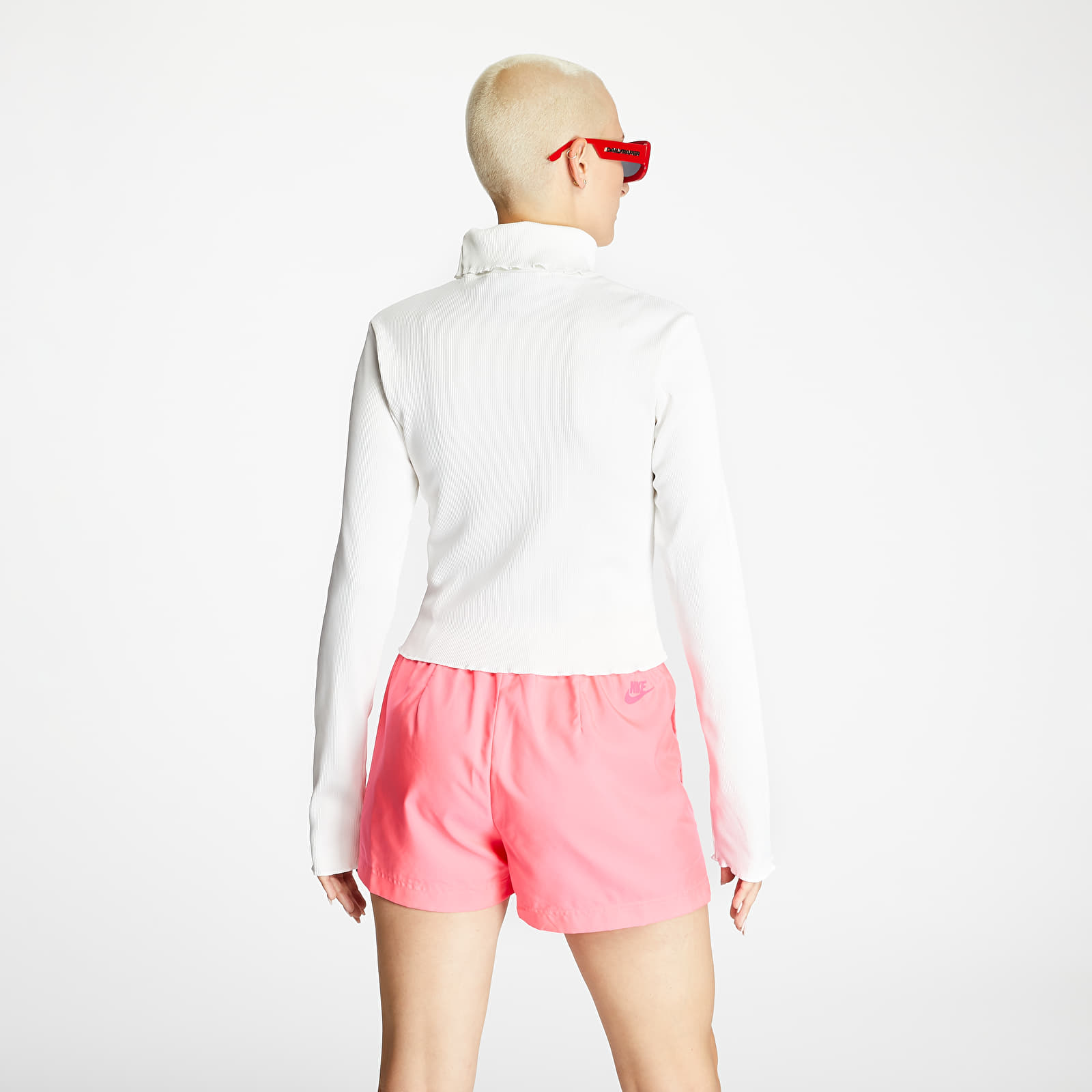 Camisetas Nike Sportswear Ribbed Long-Sleeve Tee White