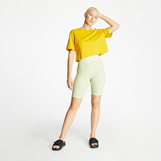 nike yellow bike shorts