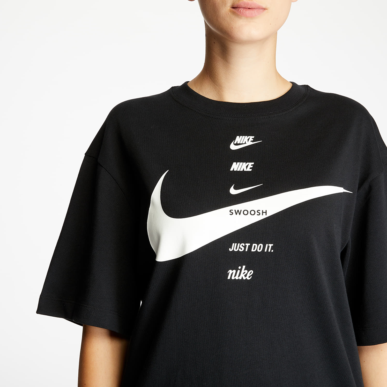 Marškinėliai Nike Sportswear Tee Black/ White