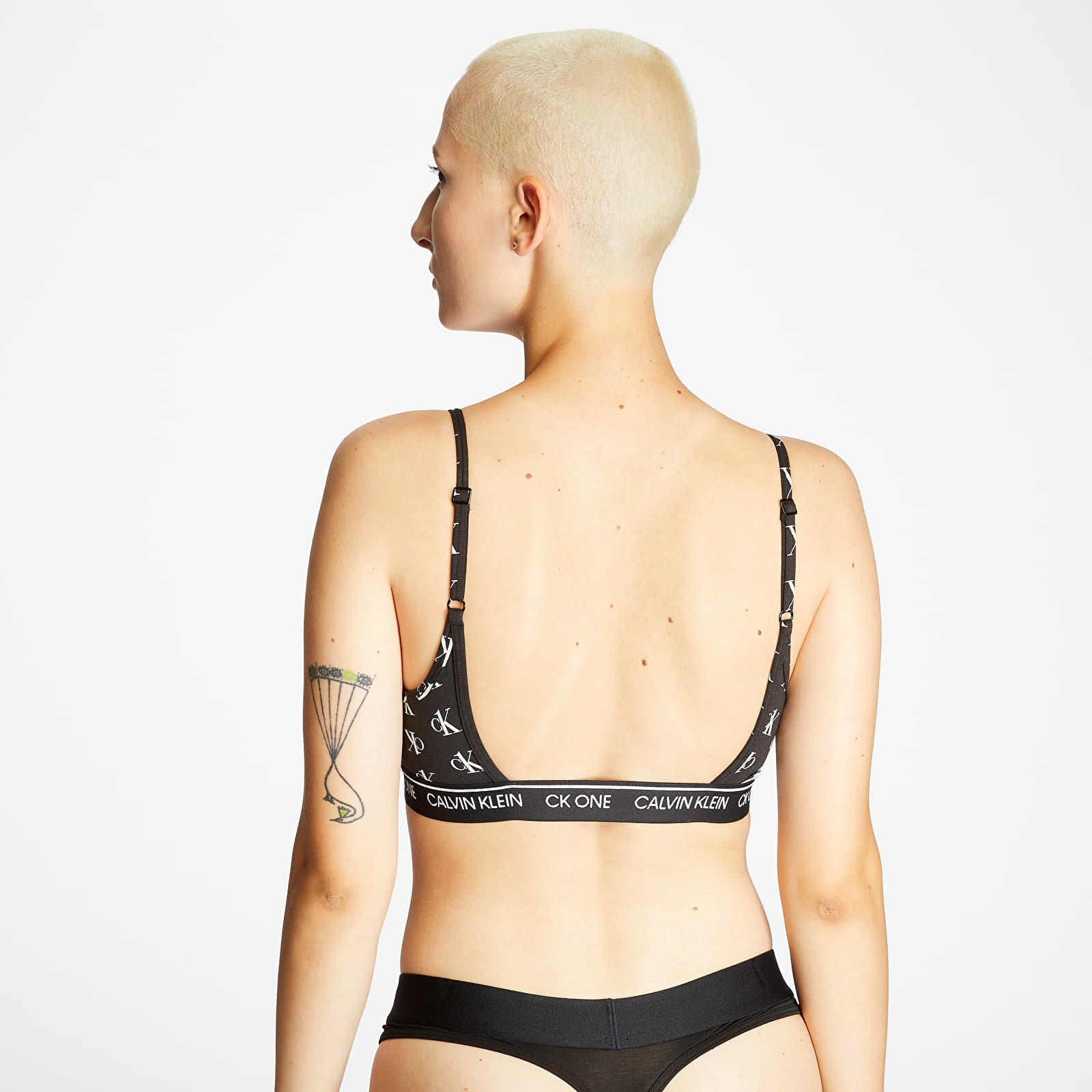 Krūšturi Calvin Klein Unlined Bralette Black