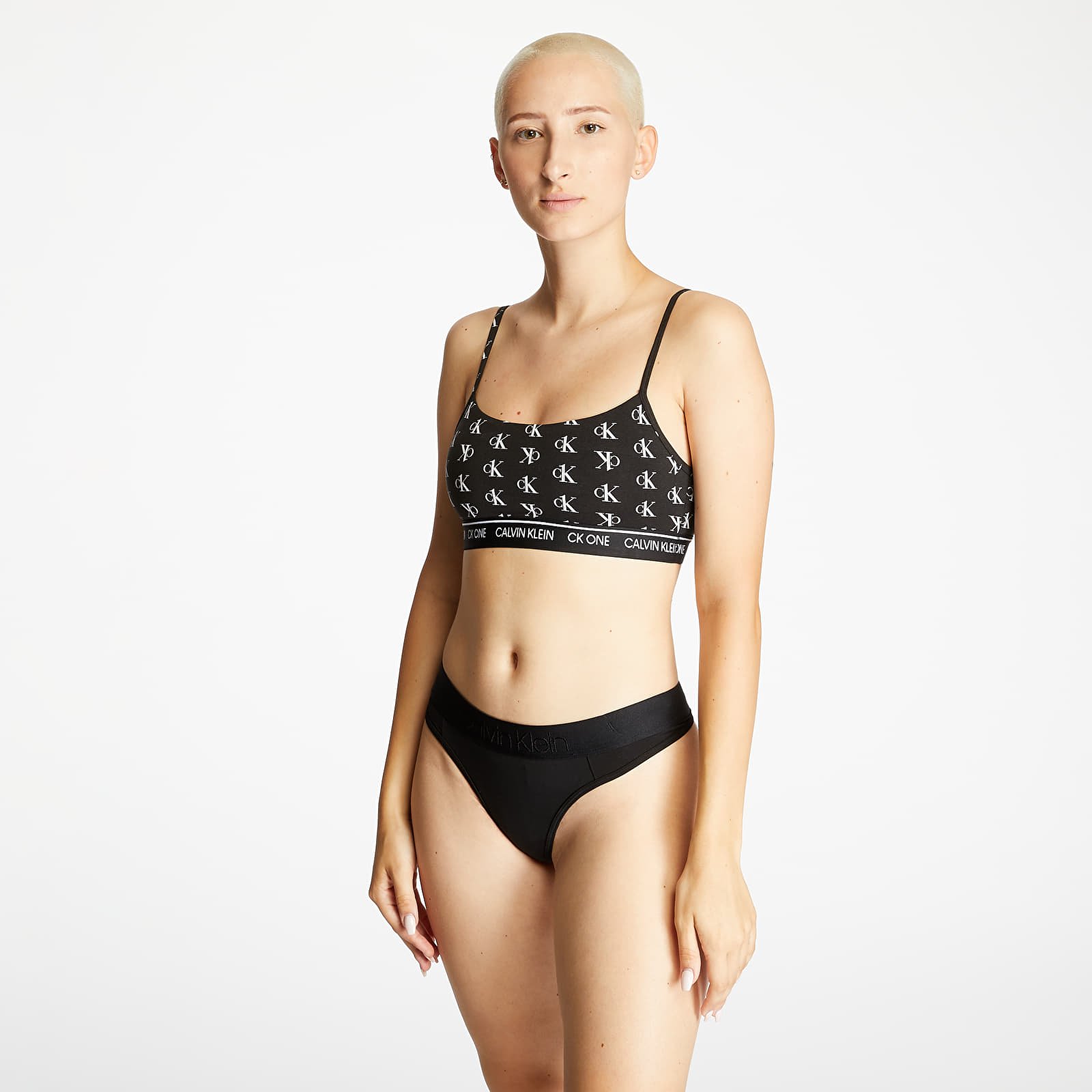 Krūšturi Calvin Klein Unlined Bralette Black