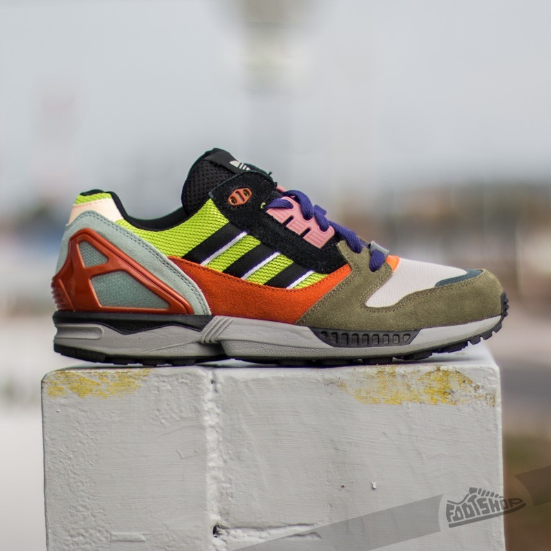Men's shoes adidas ZX 8000 Semi Solar Slime / Core Black / Fox Red
