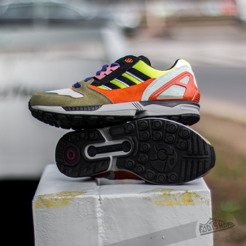 Men's shoes adidas ZX 8000 Semi Solar Slime / Core Black / Fox Red