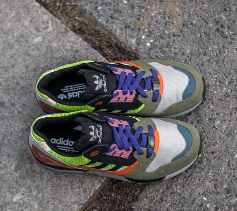 Scarpe uomo adidas ZX 8000 Semi Solar Slime / Core Black / Fox Red