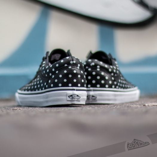 Vans Old Skool Leather Polka Dots Black