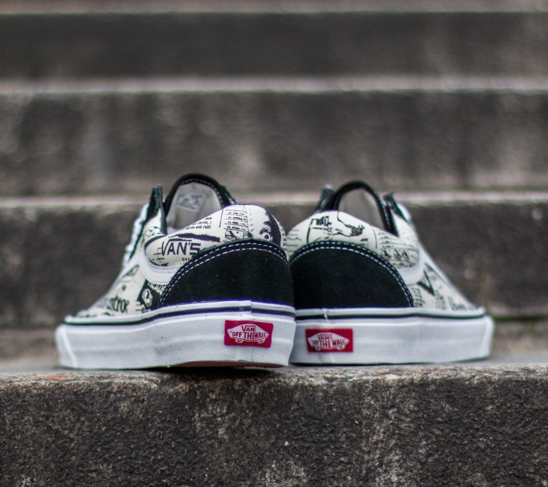 Vans old skool skull top