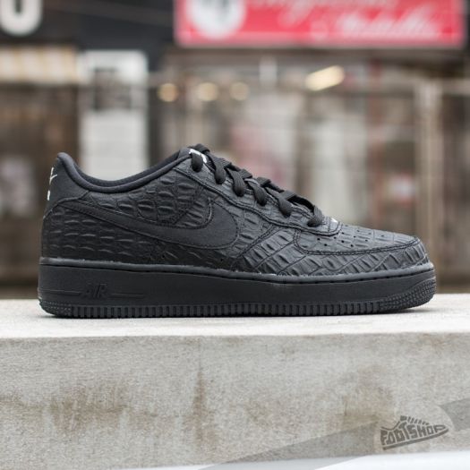 Men s shoes Nike Air Force 1 07 LV8 Black Black Footshop