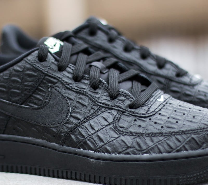 M nner Nike Air Force 1 07 LV8 Black Black Footshop