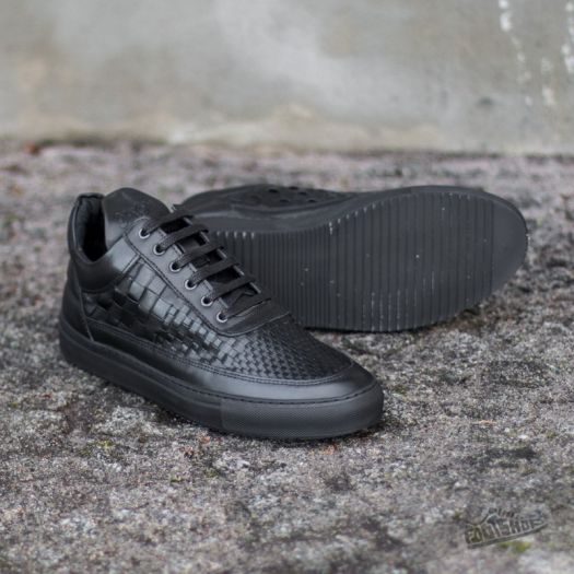 Men s shoes Filling Pieces Low Top ACP Woven Black Footshop