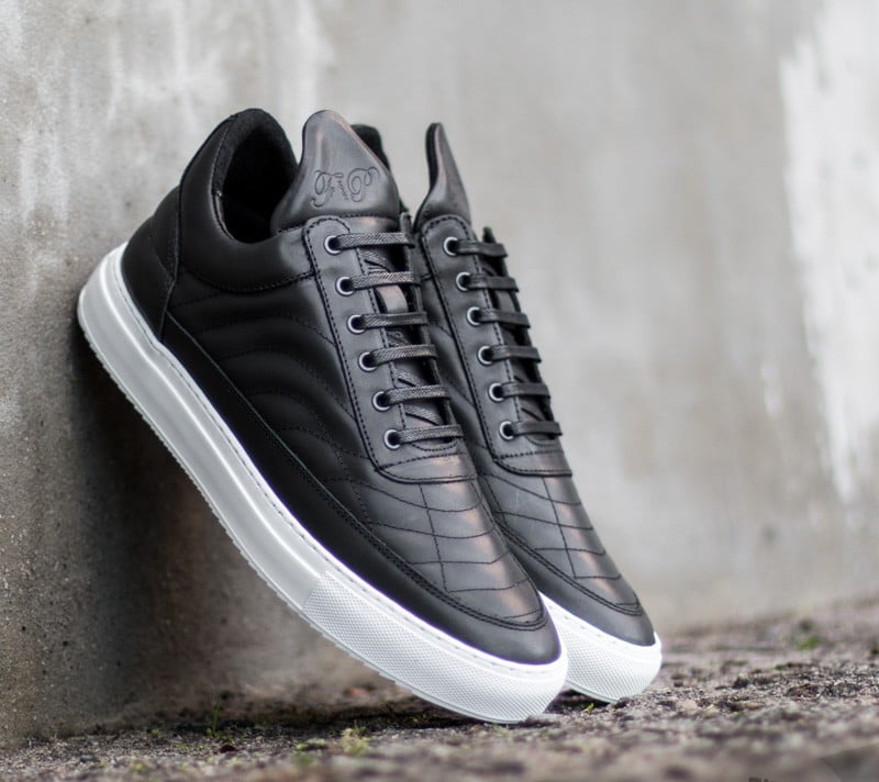 Férfi cipők Filling Pieces Low Top Tiempo Black