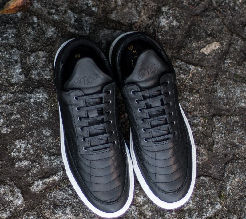 Férfi cipők Filling Pieces Low Top Tiempo Black