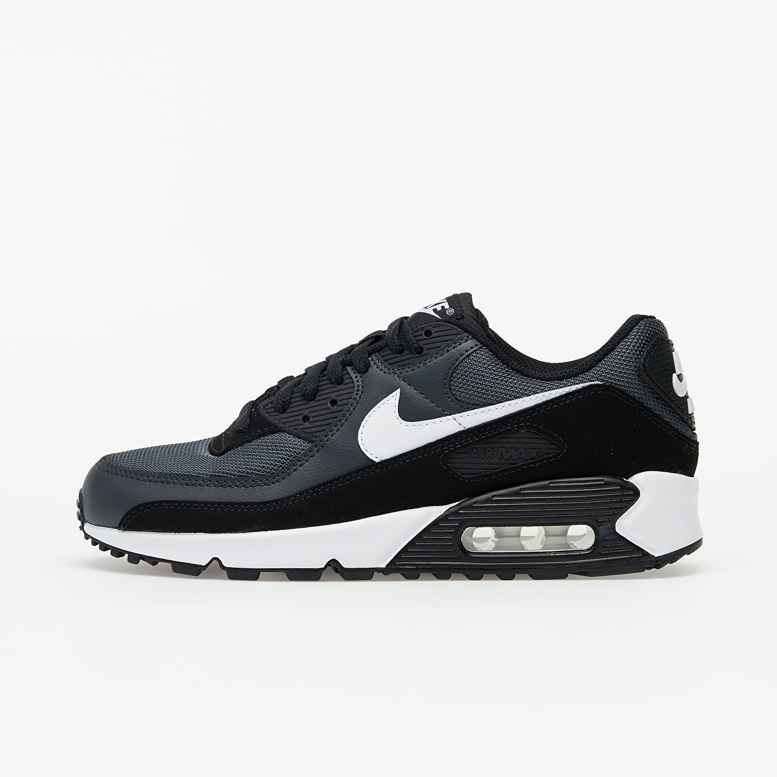 Scarpe uomo Nike Air Max 90 Iron Grey/ White-Dk Smoke Grey-Black