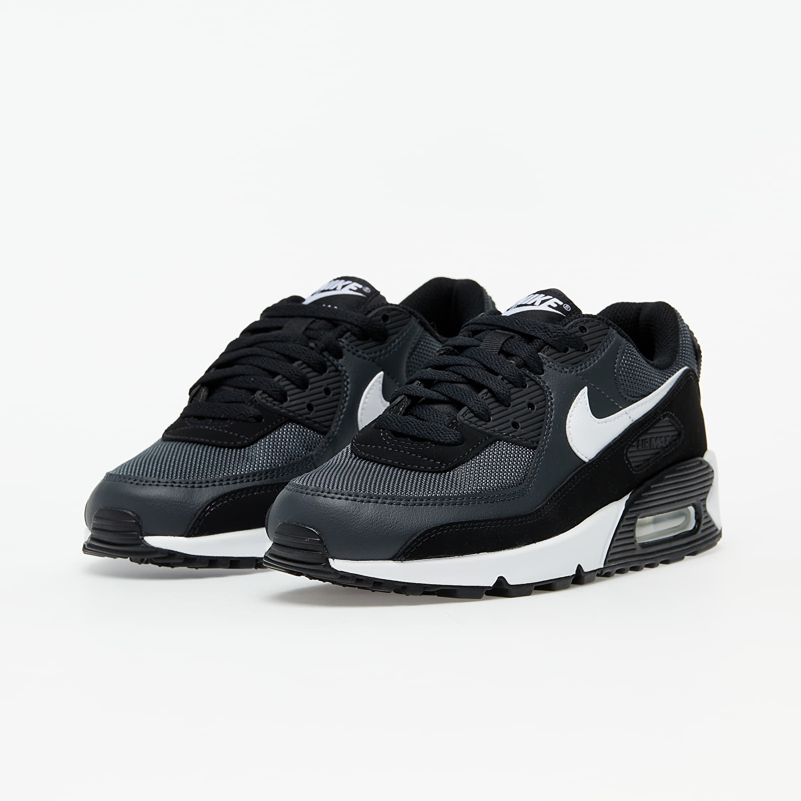 Scarpe uomo Nike Air Max 90 Iron Grey/ White-Dk Smoke Grey-Black