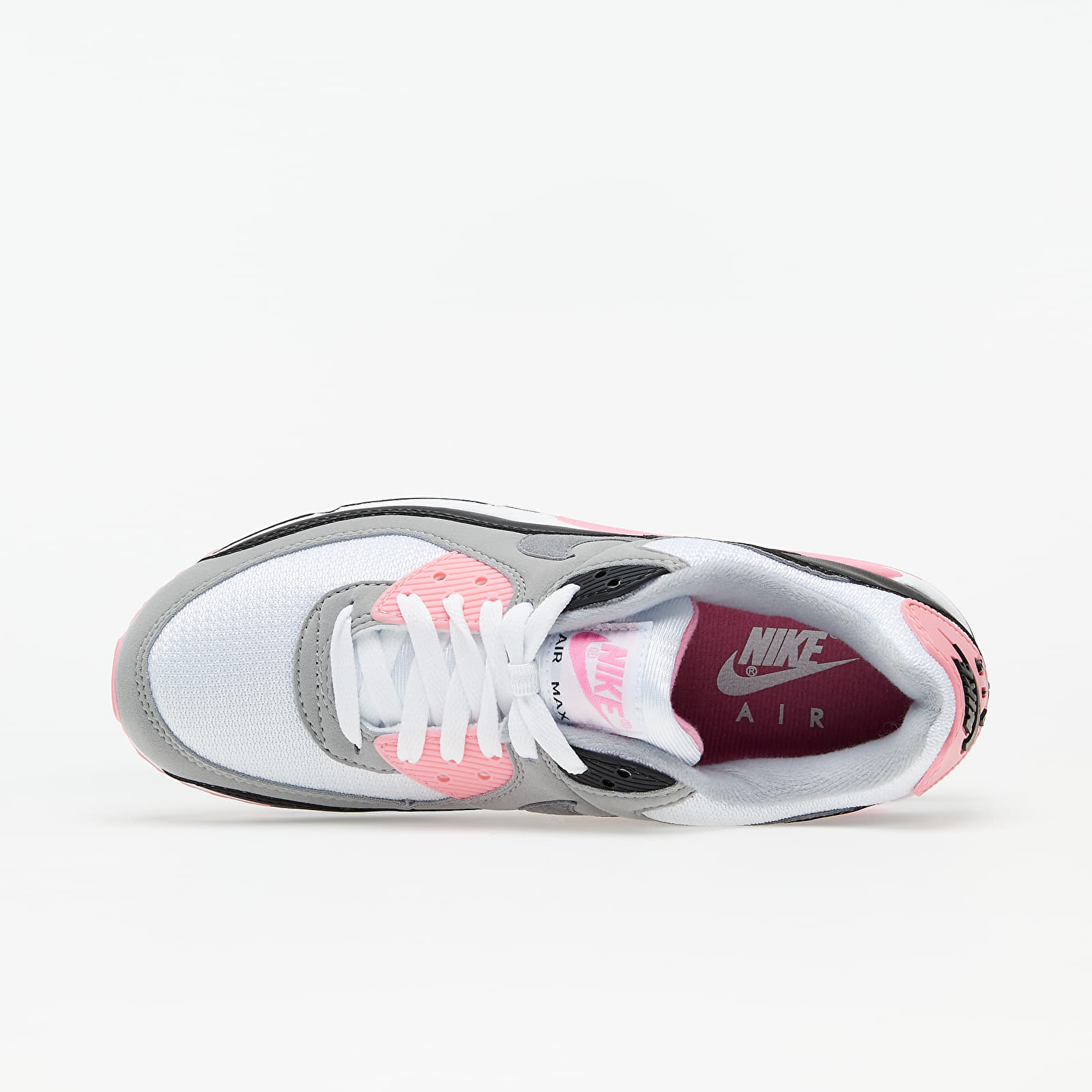 Ženski čevlji Nike W Air Max 90 White/ Particle Grey-Rose-Black