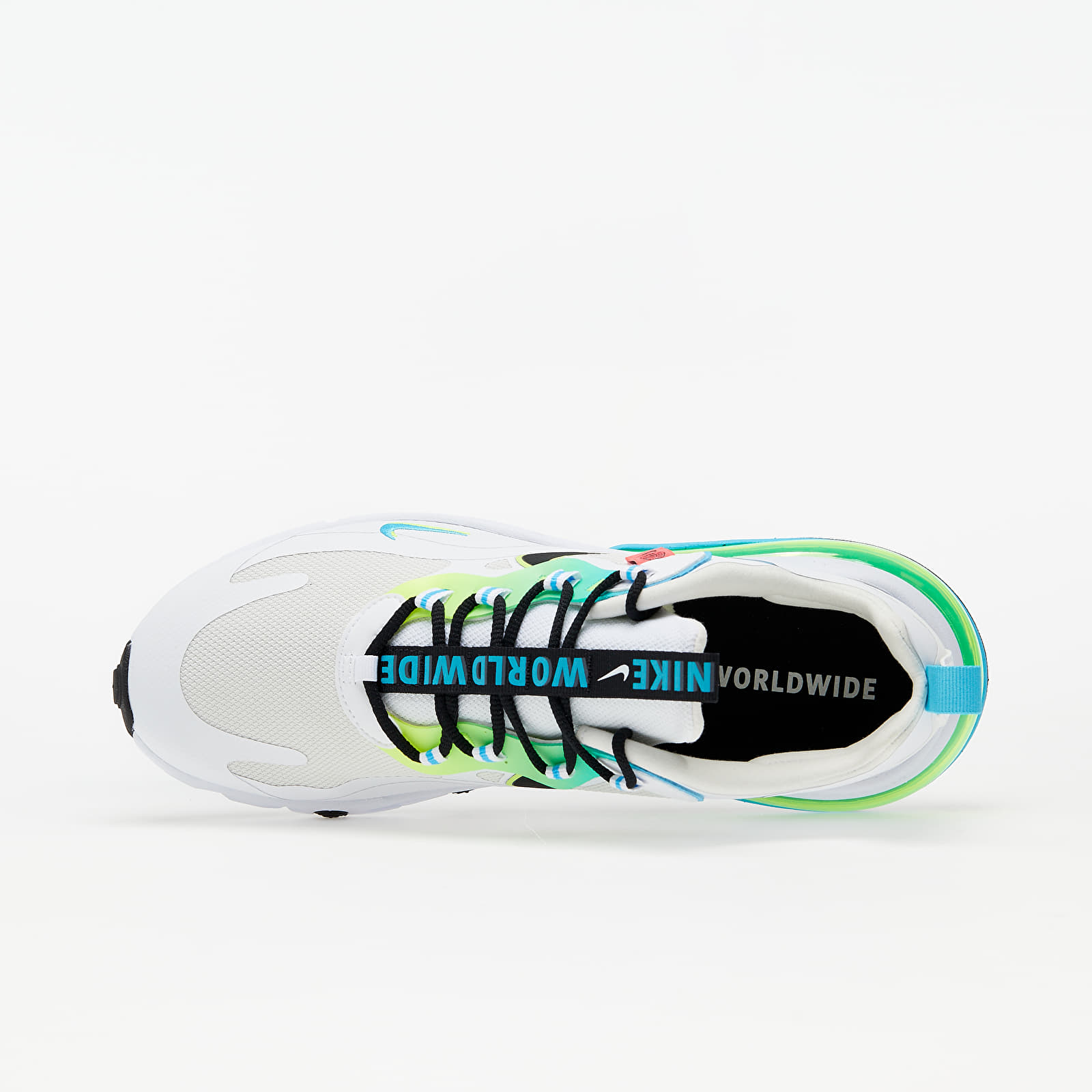 Men's shoes Nike Air Max 270 React WW White/ Black-Blue Fury-Volt