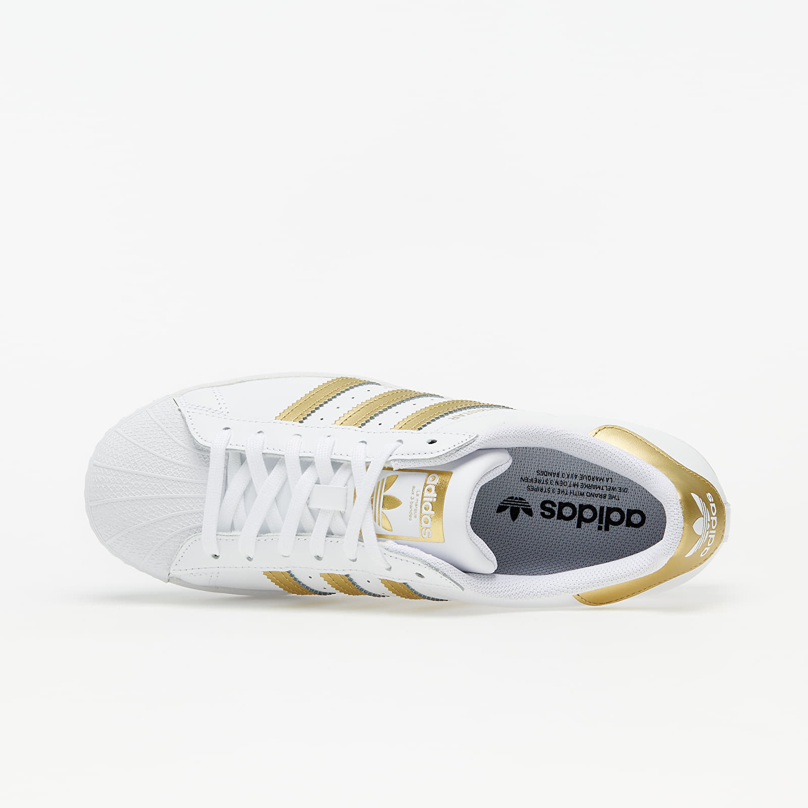 Scarpe donna adidas Superstar W Ftw White/ Gold Metalic/ Ftw White