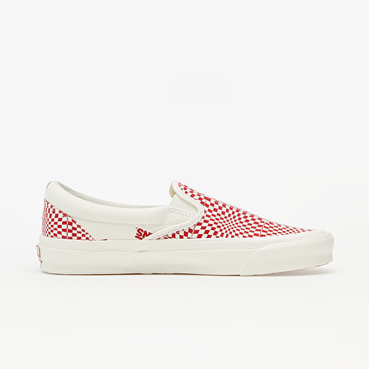 Vans red new arrivals checker